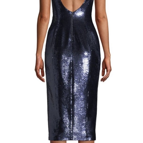 Revolve Navy Sequin Dress - Picture 9 of 13